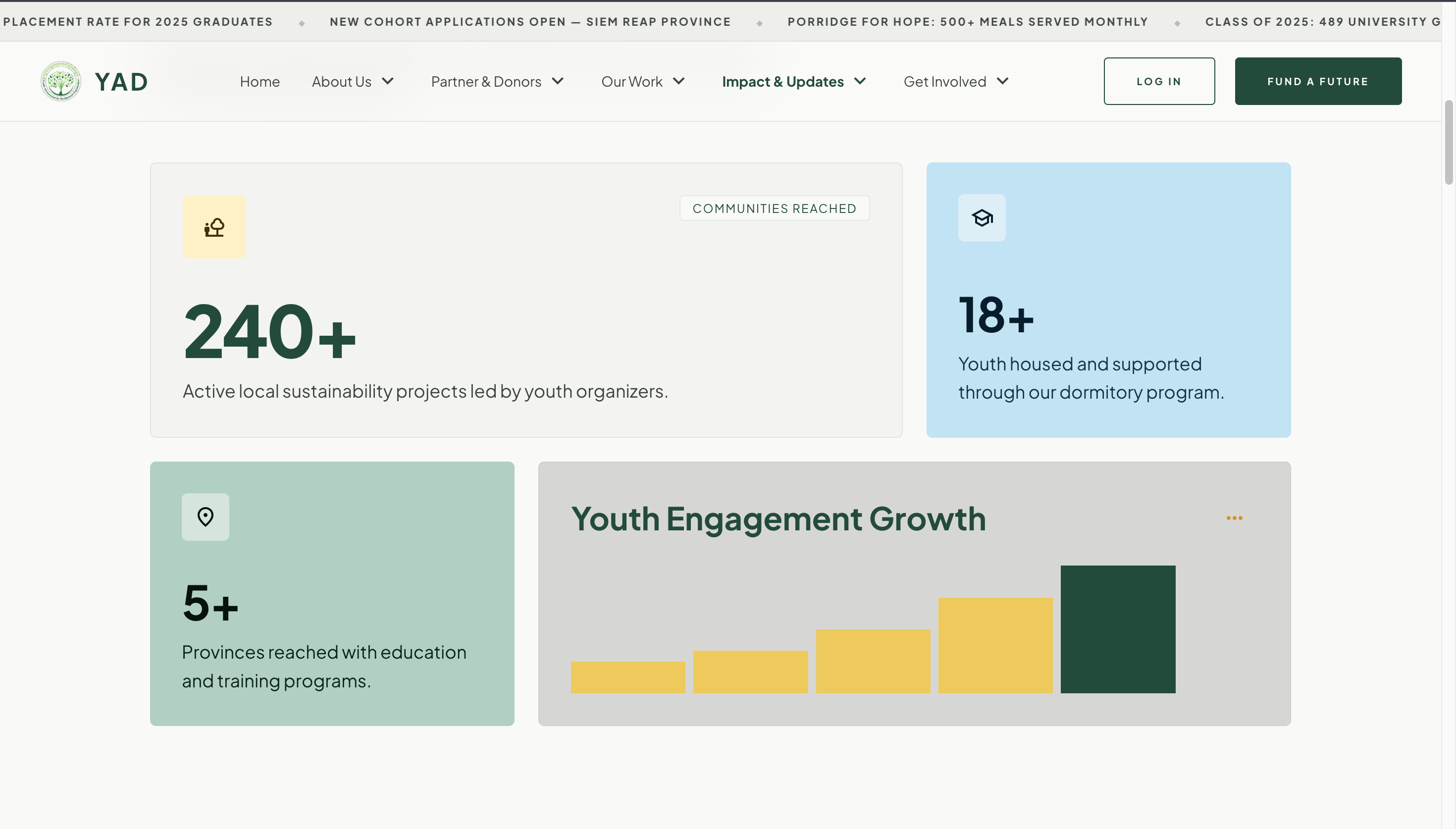 Youth Advancement For Development (YAD) — feature view